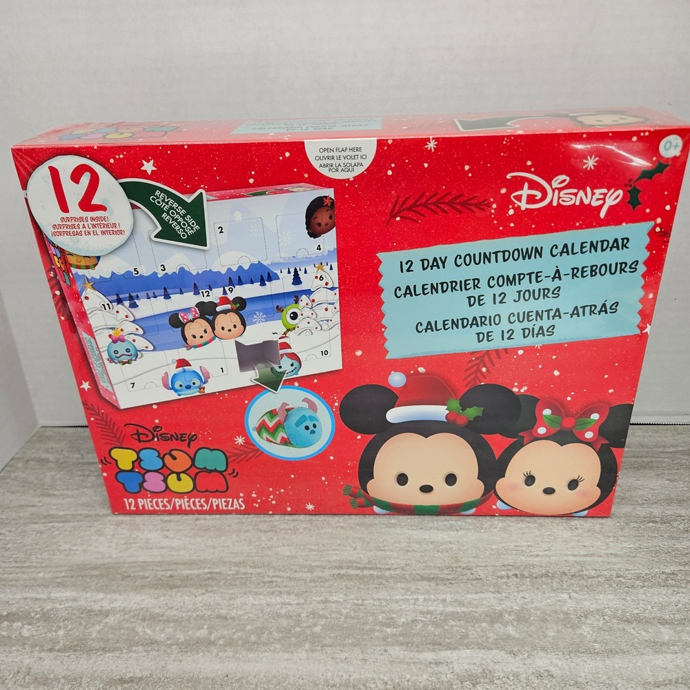 Disney Tsum Tsum 12 Day Countdown Holiday‎ Advent Calendar Surprise Figures
